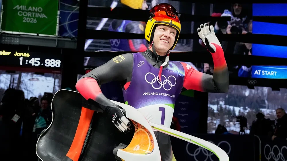 Rodler Max Langenhan holt erstes deutsches Gold bei den Winterspielen