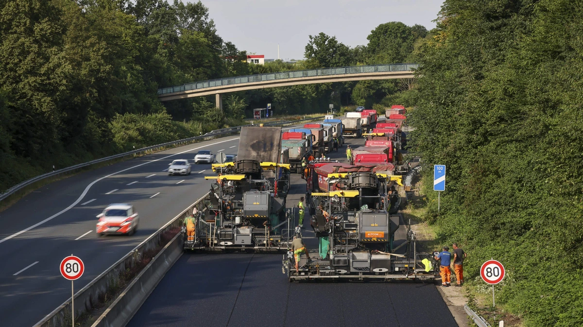 Nederland maakt zich op voor vakantie-uittocht, maar let op: hier wordt in Duitsland aan de weg gewerkt en loopt het vast richting Zuiden