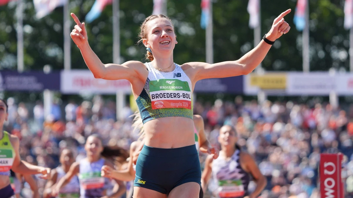 Femke Broeders-Bol snelt bij FBK Games naar overwinning op 800 meter