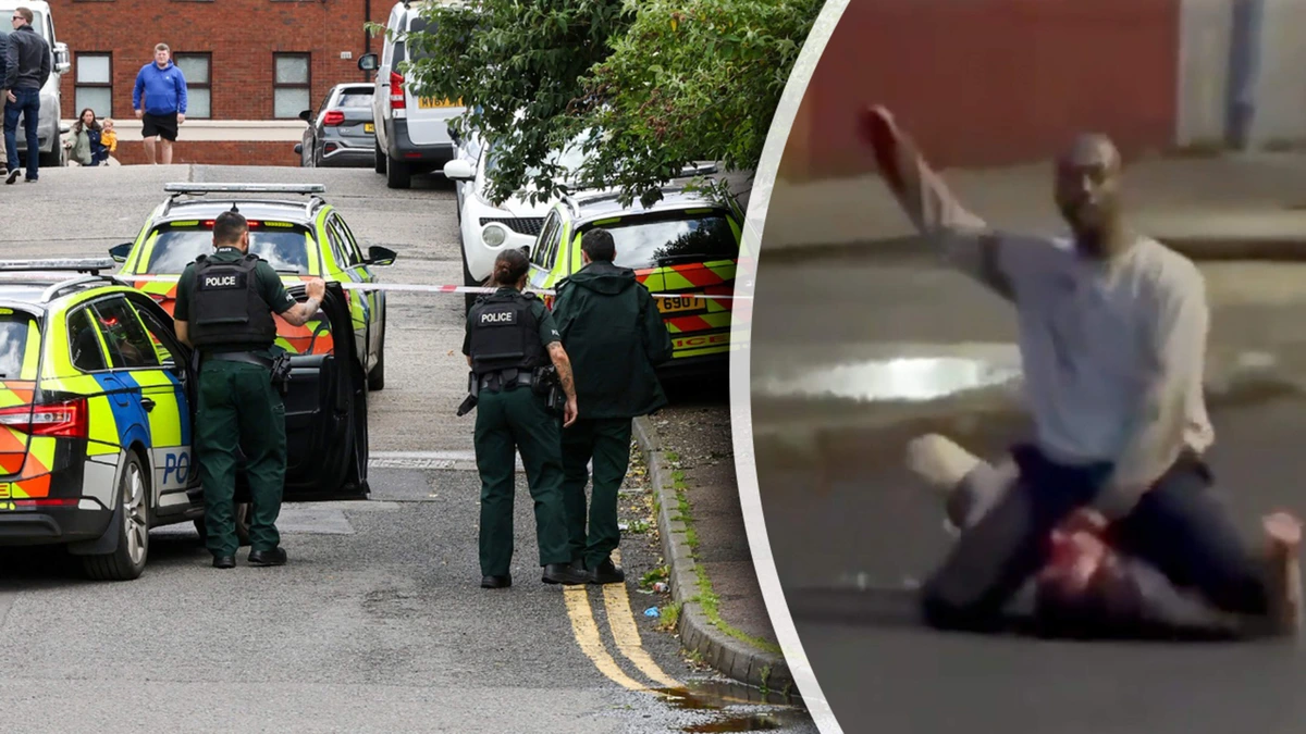 Held redt slachtoffer mesaanval Belfast met hurlingstick van zijn zoon: ’Mijn instinct nam het over’