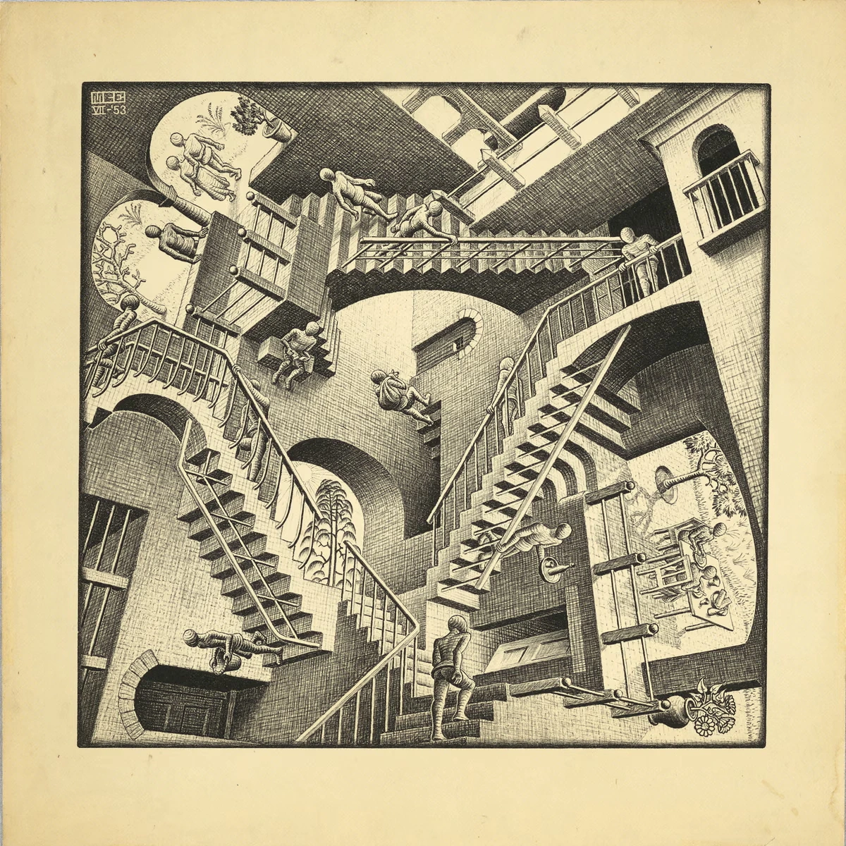 MC Escher review – hallucinatory insights from the master of the mind-bending staircase