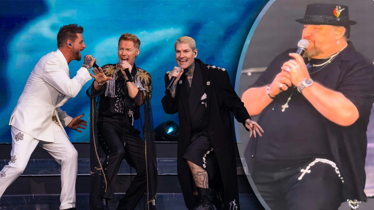 Blijdschap en bezorgdheid bij Boyzone-fans na het zien van Mikey Graham bij afscheidsconcerten: ’Ik werd afhankelijk van alcohol’