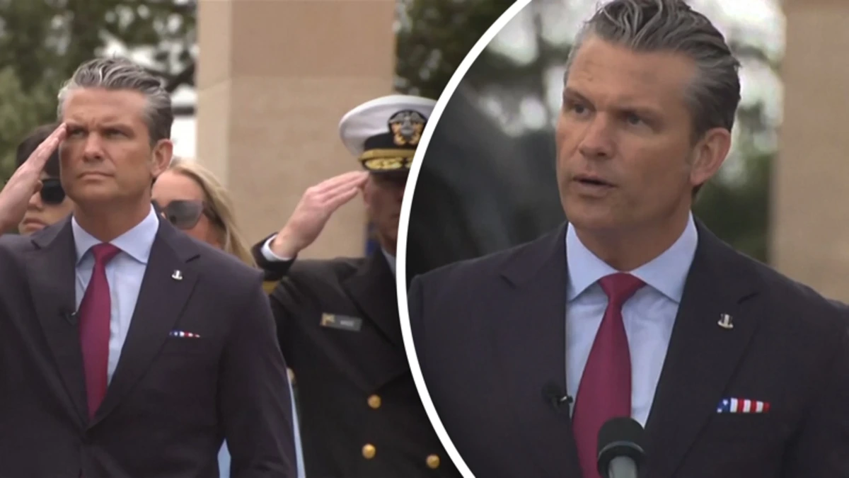 Pete Hegseth gebruikt D-day-speech om voor migranten te waarschuwen