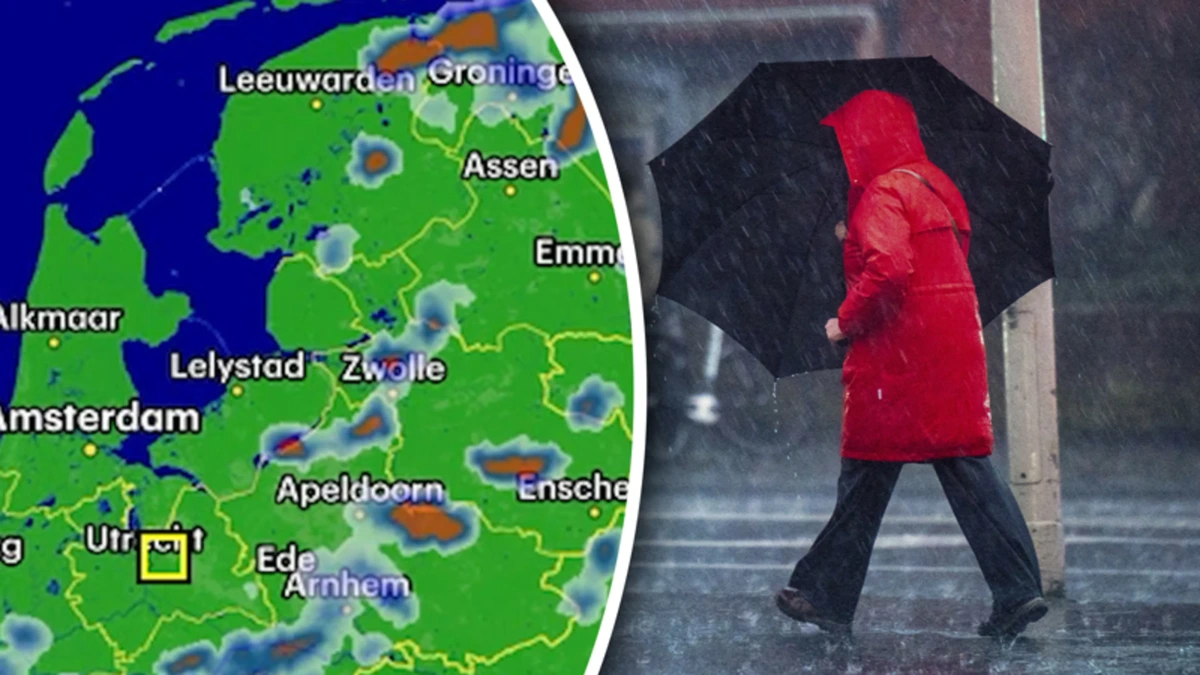 Wind, regen, onweer en hagel: hier geldt code geel vandaag