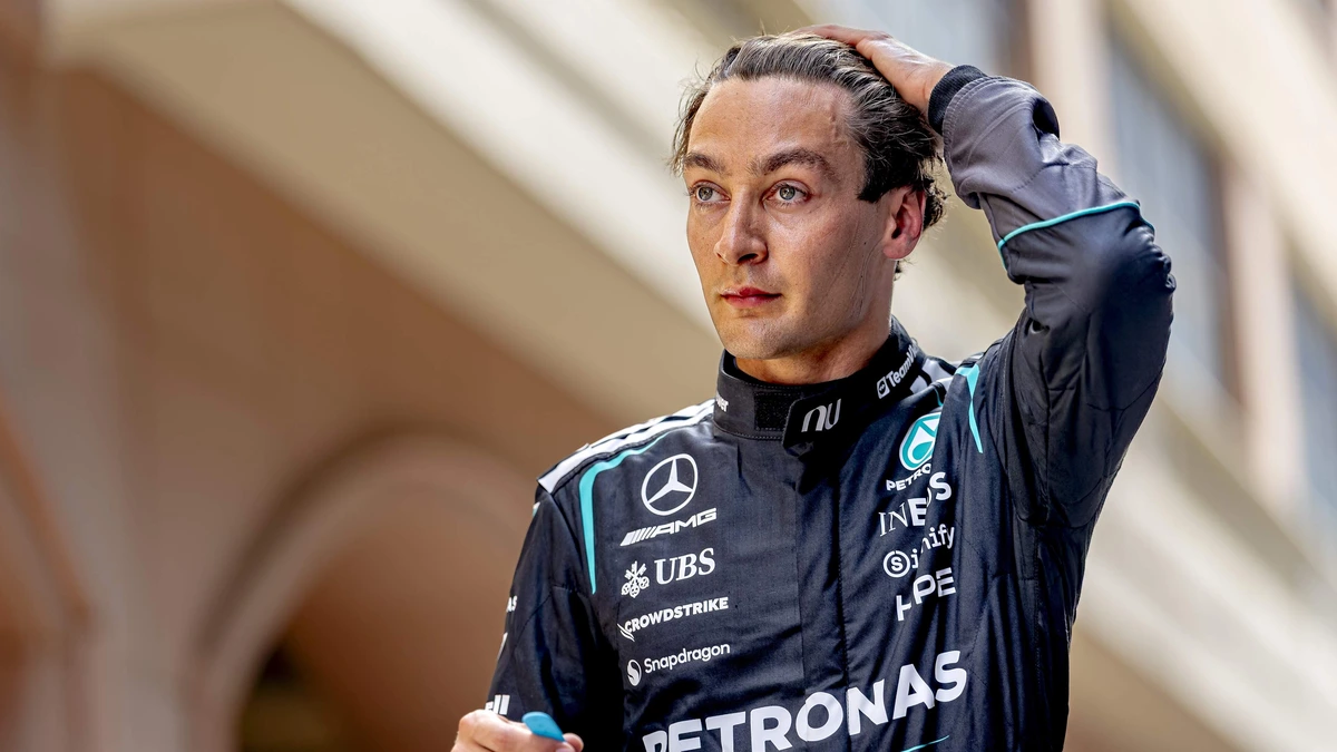 Worstelende George Russell met handen in het haar na moeizame kwalificatie in Monaco