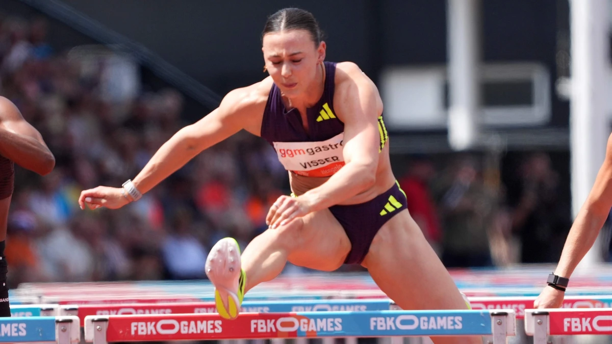 FBK Games: winst Nadine Visser op 100 meter horden, Lieke Klaver derde op 400 meter