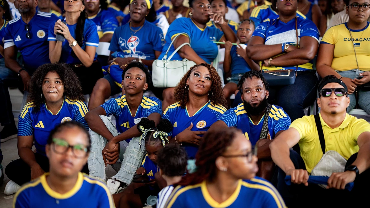 Fans Curaçao houden dubbel gevoel over aan wedstrijd tegen Duitsland: ’Trots, maar ik schaam me ook een beetje”