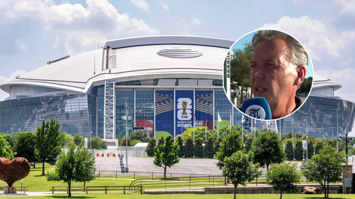 Valentijn Driessen bij stadion Nederland - Japan: ‘Dit is geen voetbaltempel’