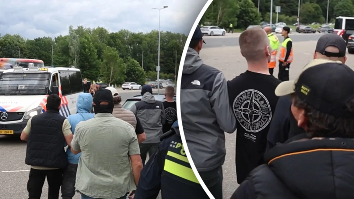 Twee aanhoudingen concert Kanye West door politie in burger
