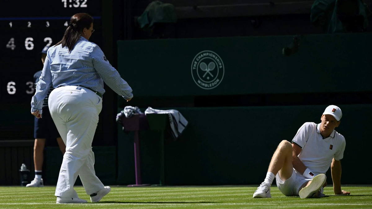 LIVE Wimbledon 2026 | Schrik voor Sinner na lelijke valpartij, Chwalińska uitgeschakeld na blessure op matchpoint