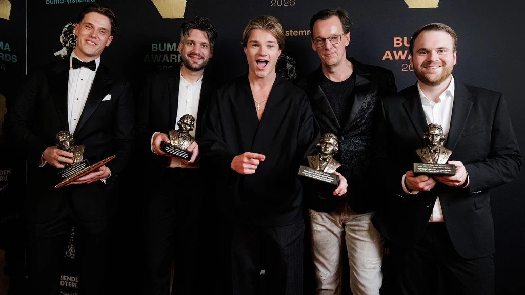 Samuel Welten wint Buma Award voor grootste hit van het jaar