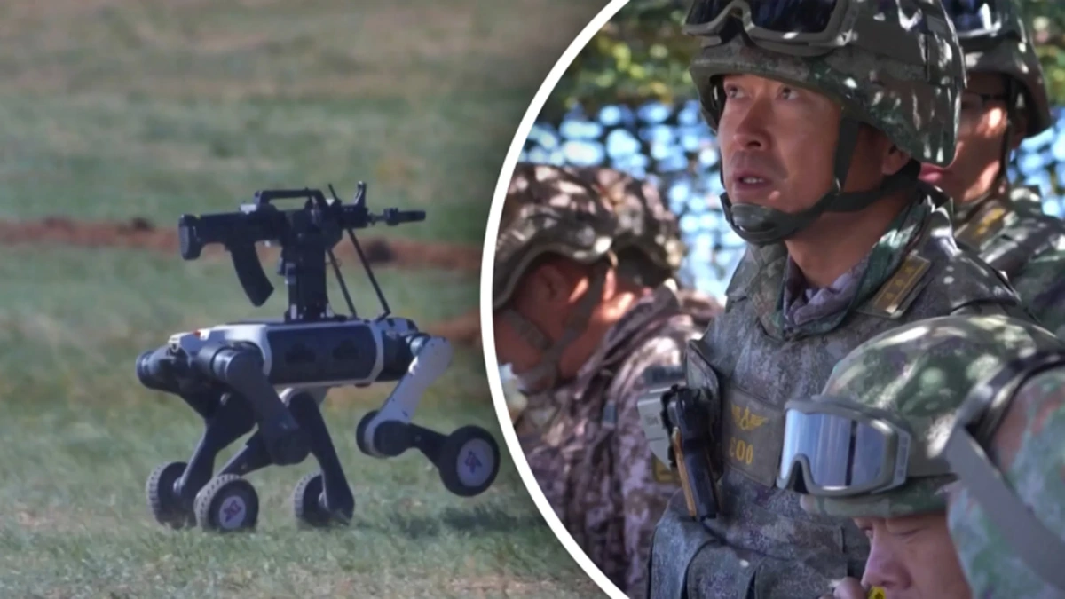 Chinese leger deelt beelden: robotwolven ingezet op slagveld