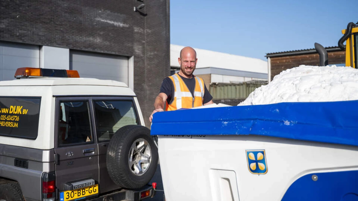 Pekelwagens in bloedhete Hilversum: ’Verwacht je sneeuw of zo?’