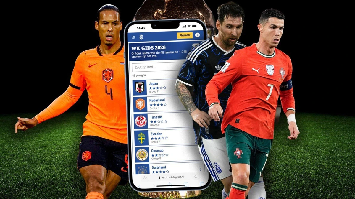 De Telegraaf WK-gids: 48 landen, 1248 voetballers met allemaal een eigen verhaal: ontdek werkelijk alles over het WK 2026!