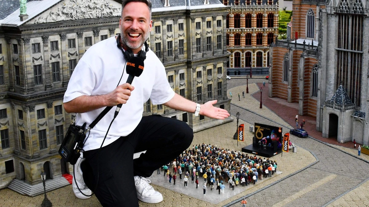 Radiostation 100% NL vereeuwigt André Hazes in Madurodam: eerbetoon voor 75ste verjaardag