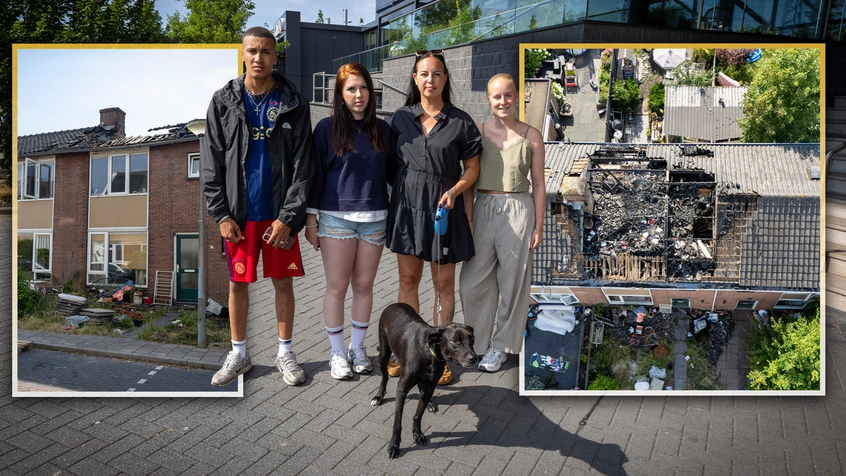Woning alleenstaande moeder Michelle (35) verwoest na blikseminslag: ’Alle dierbare spullen zijn verloren gegaan’
