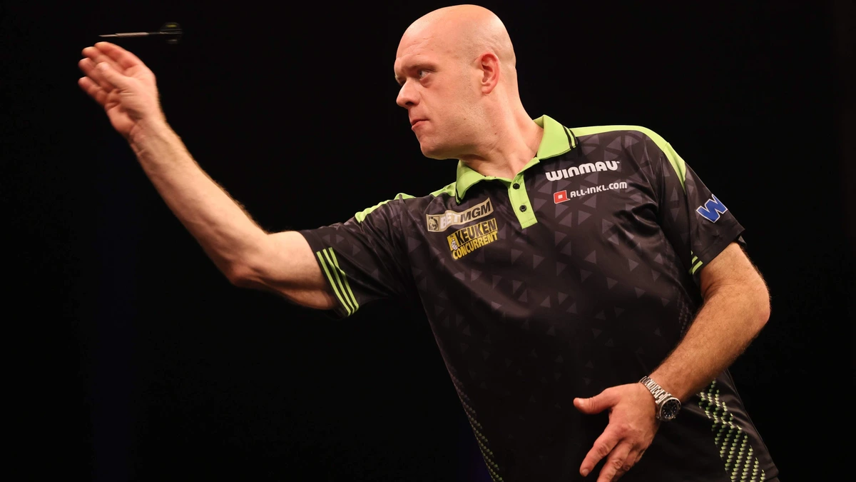 Uitzinnige Michael van Gerwen wint thriller van Luke Humphries en is toernooiwinnaar in Kopenhagen
