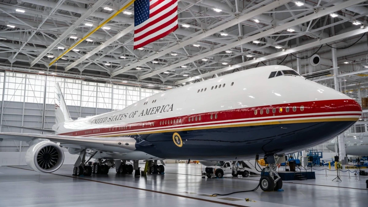 Nieuwe Air Force One van Trump onthuld