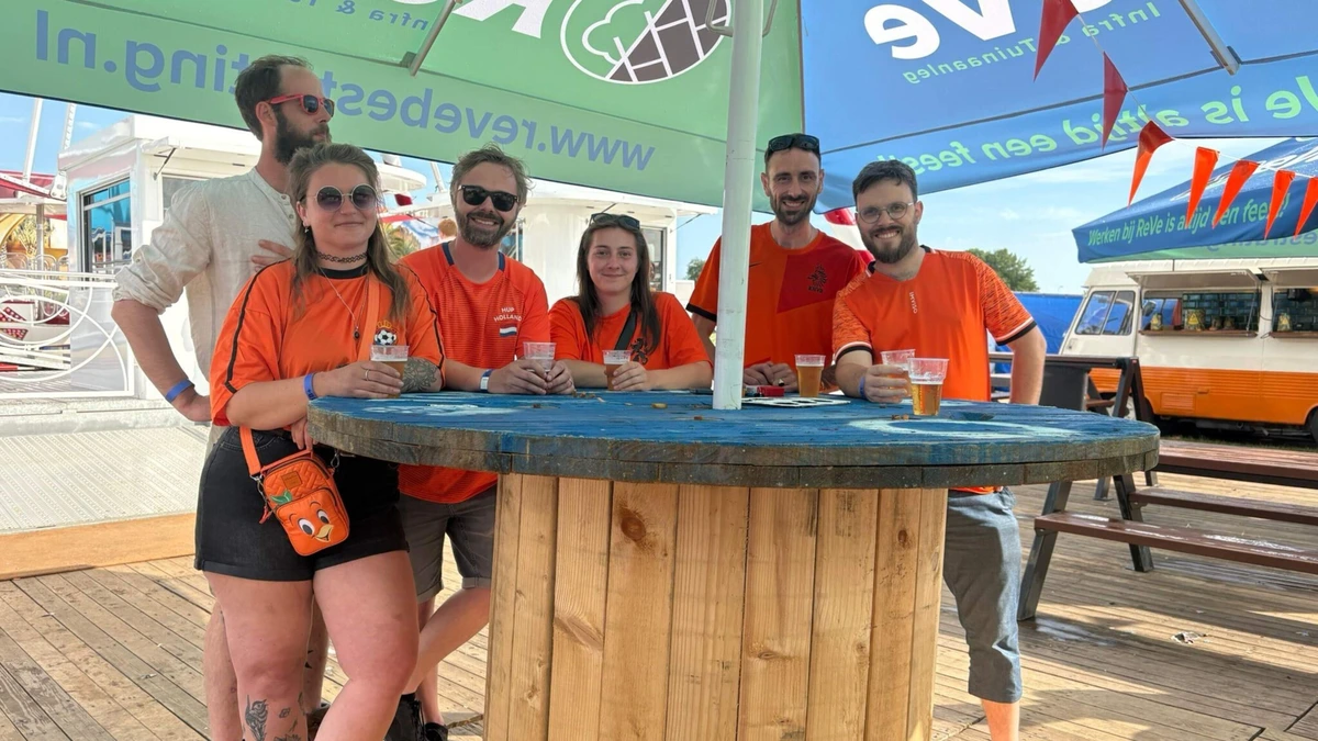 Festivalgangers gooien planning om voor Oranje: ’Het wordt pootje over naar huis’