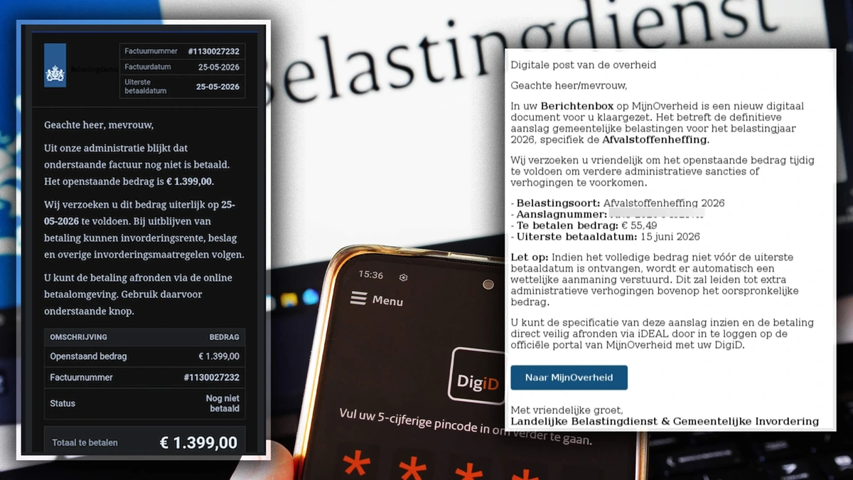 Fraude met overtuigende mails Belastingdienst maakt massaal slachtoffers: op deze listige manier slaan criminelen genadeloos toe