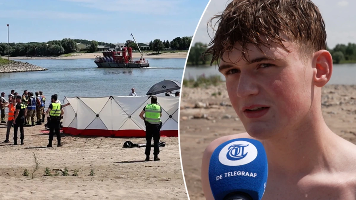 Zwemmer na tragische verdrinking in Waal: ‘Je wordt meegetrokken’