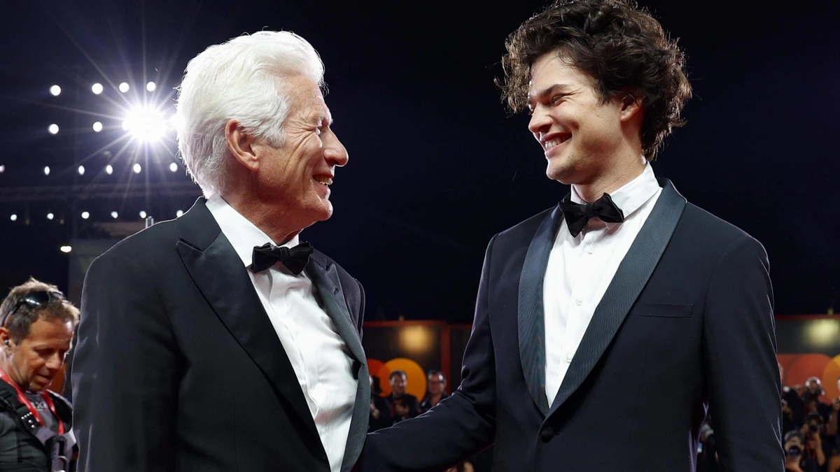 Richard Gere (76) trots op acteerprestaties zoon Homer: ’Ik kan met pensioen’