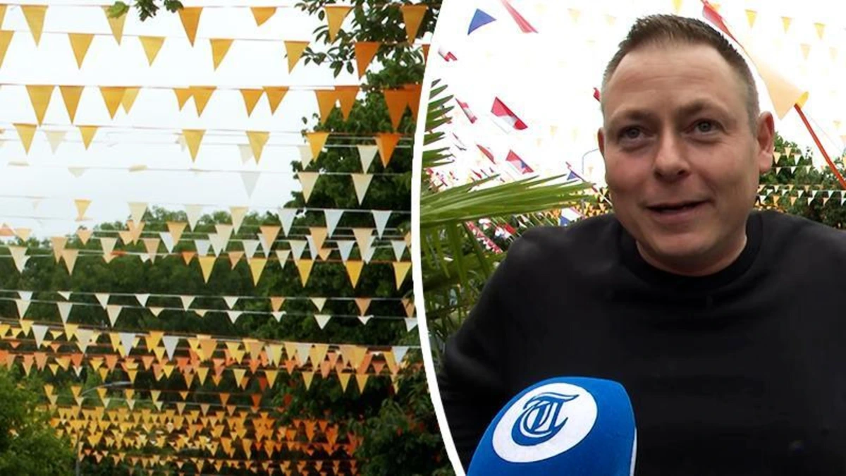 Deze Oranjefans zijn klaar voor WK: 'Vijf kilometer aan vlaggetjes en we gaan ervoor!'