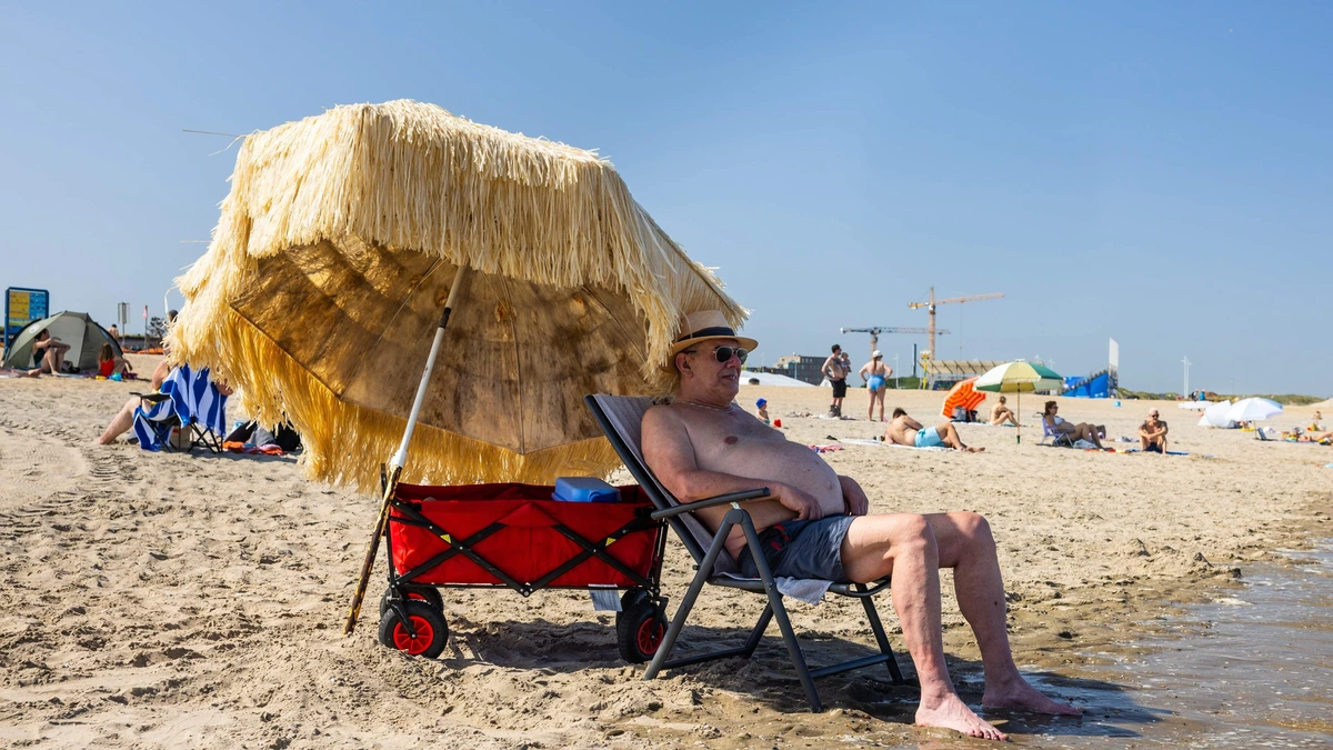 Temperatuur nóg verder omhoog: kwik stijgt 39 graden en kans op onweersbuien neemt toe