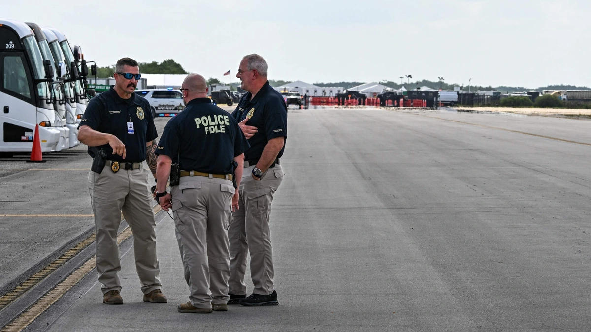 Berucht Amerikaans detentiecentrum ’Alligator Alcatraz’ gesloten