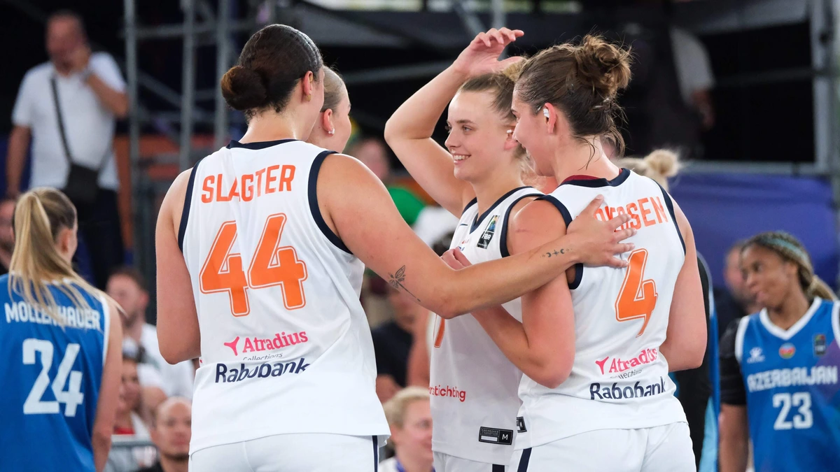 Werk aan de winkel voor Nederlandse 3x3-basketbalteams na teleurstellend WK: ’We kwamen voor goud’