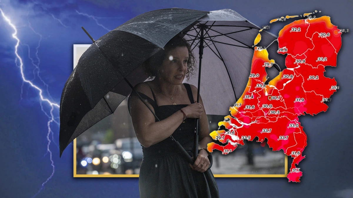 Ook code oranje in Brabant, Zeeland en Zuid-Holland om onweer