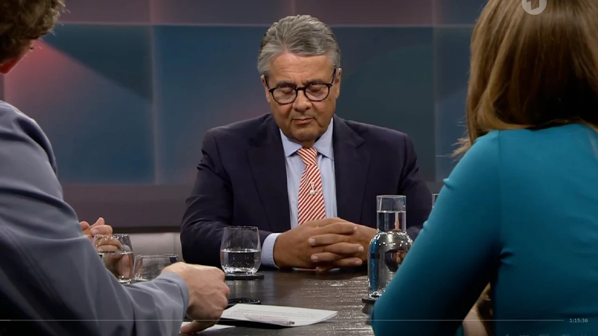 Sigmar Gabriel in „Hart aber fair“: Meine Mutter saß weinend in der Küche