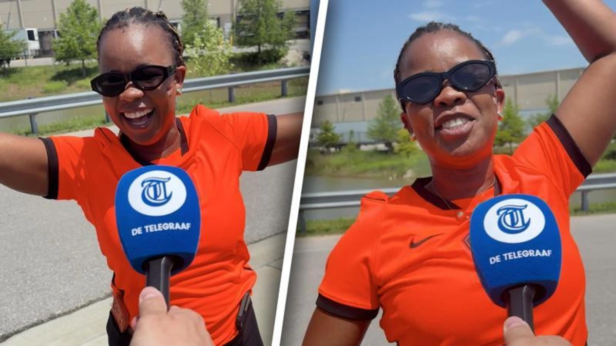 Amerikaanse vrouw uit haar dak na training Oranje: 'Naar rechts'