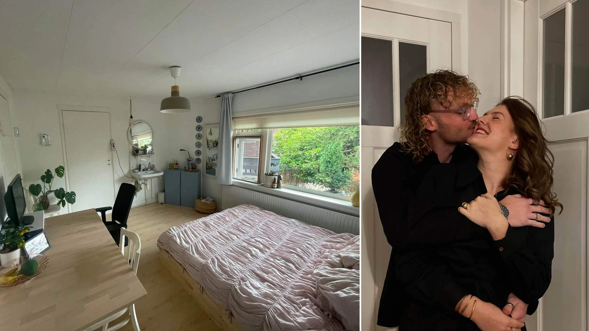 Geertje (21) en Relte (24) kochten prachtige jaren 30-woning, met één addertje onder het gras: ’Zo samenwonen is best een uitdaging’