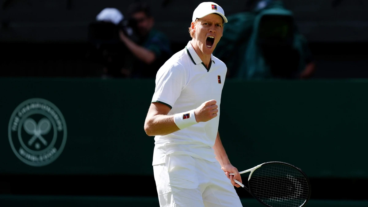 Titelverdediger Jannik Sinner komt in eerste ronde Wimbledon met de schrik vrij na vijfsetter