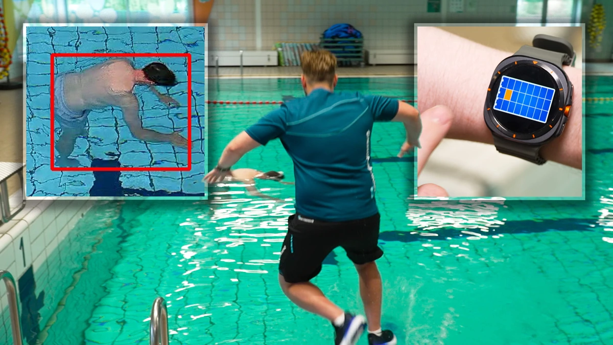 Primeur: AI-badmeester redt zwemmer en is sneller dan mens