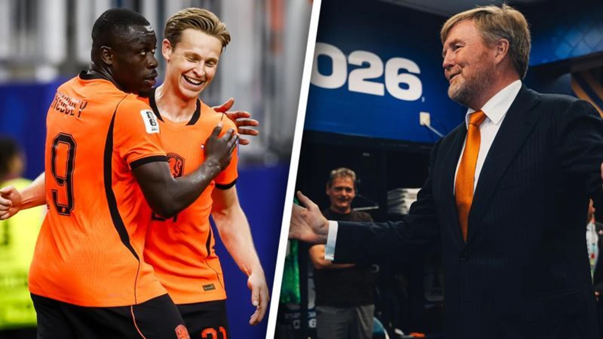 'Dat zei Willem-Alexander in kleedkamer tegen Brian Brobbey'