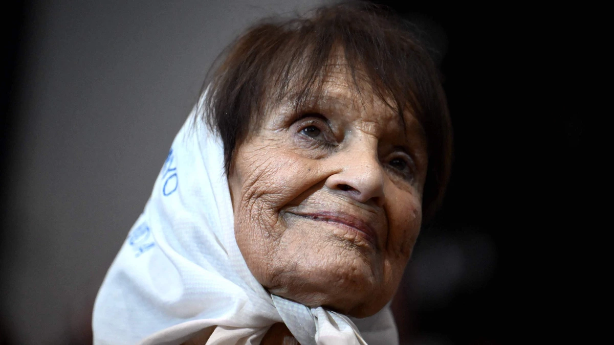 Taty Almeida (95), boegbeeld van ’Dwaze Moeders’ in Argentinië, overleden