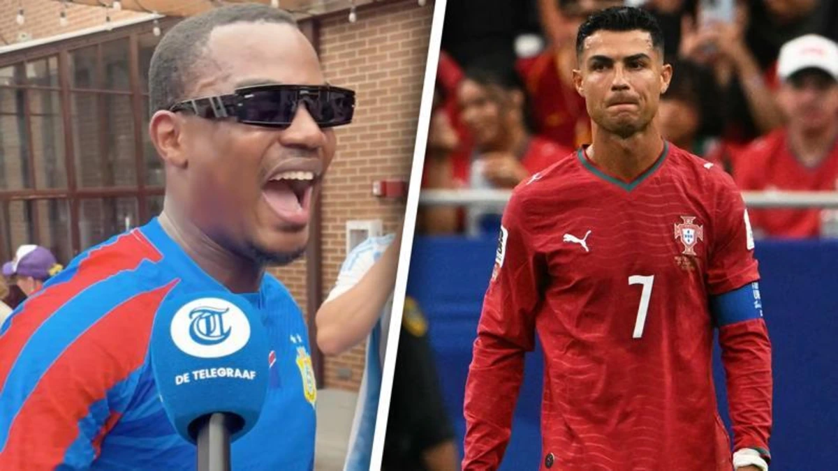 Congolees heeft geen stem meer na WK-stunt: 'Ronaldo, het vliegveld is die kant op!'