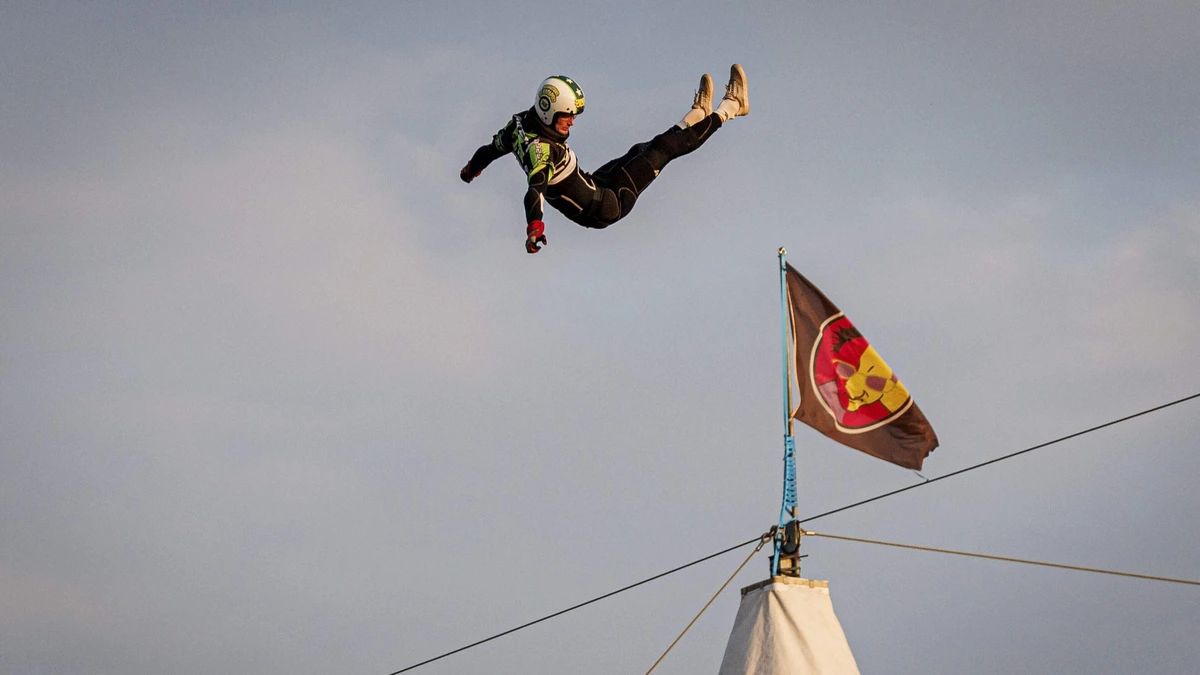 Tweede stuntman gewond na katapultsprong op Zwarte Cross
