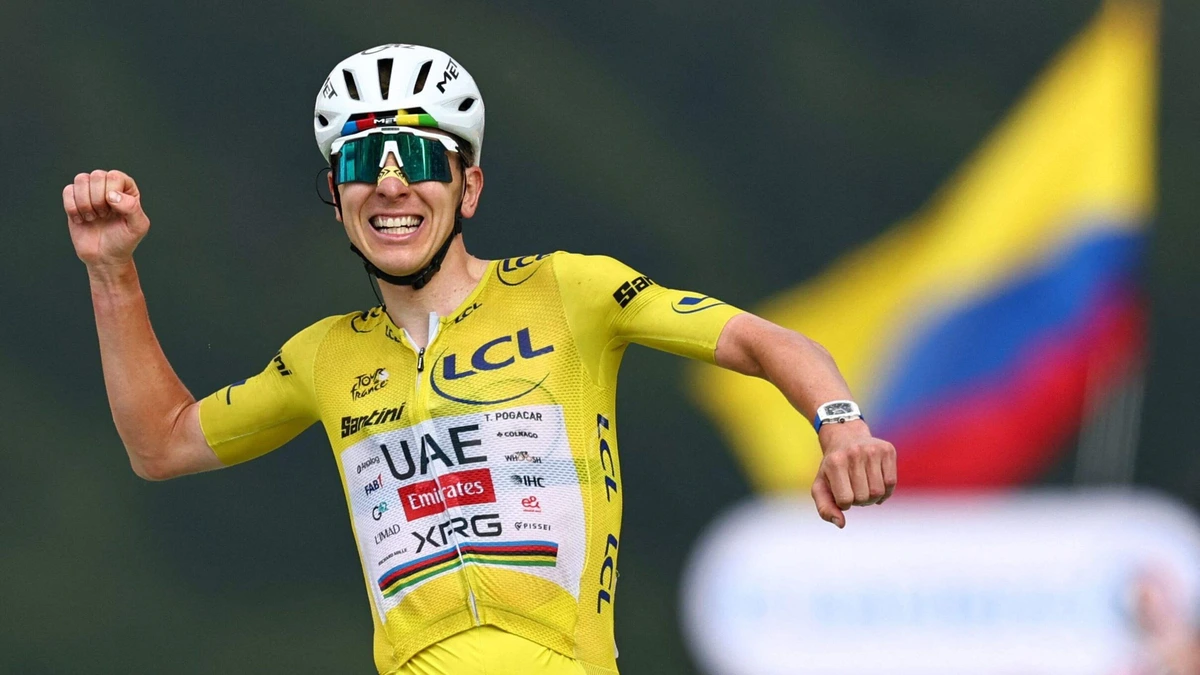Tadej Pogacar voert volgend nummer op in de Tour de France en soleert in de Vogezen naar vierde ritzege