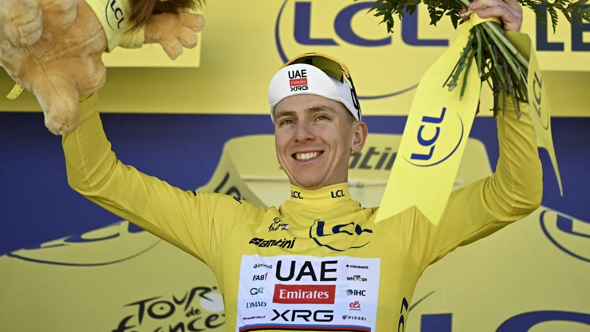 Uitslagen en standen Tour de France: Tadej Pogacar exact gelijk met Jonas Vingegaard, maar leidt toch