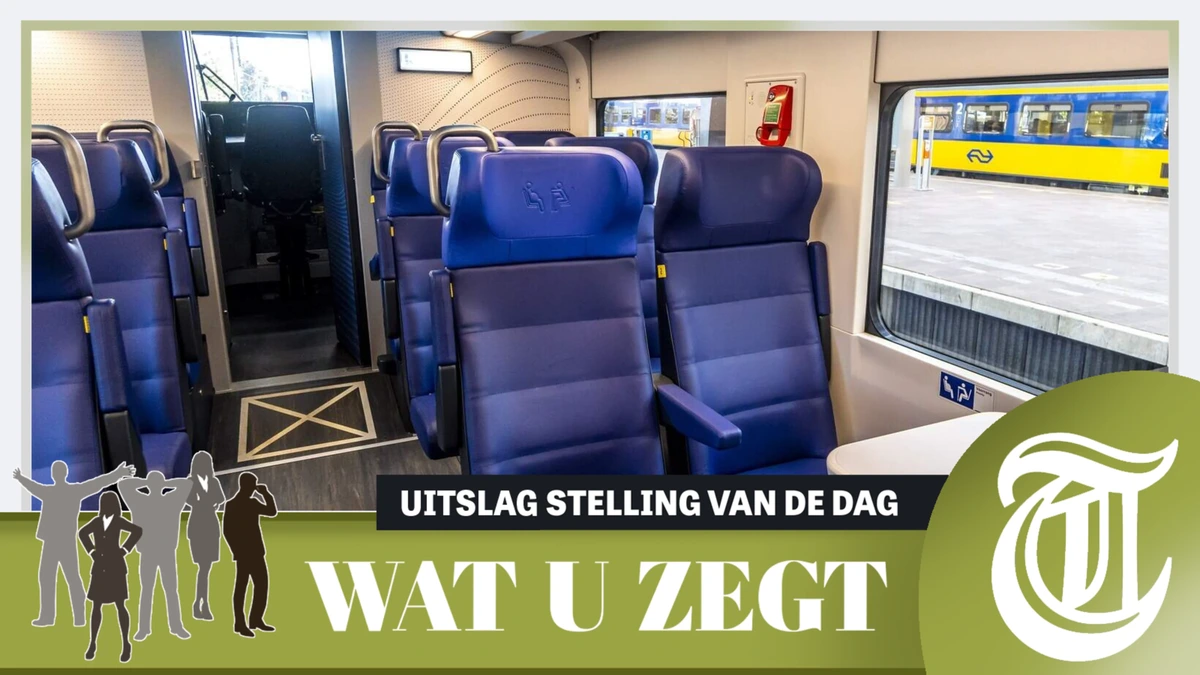 Lezers: ’Verbod bagage op treinstoel is goede zaak’
