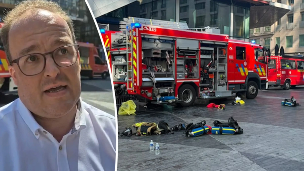Zes mensen vermist na brand in Brussel: ‘De plek is moeilijk toegankelijk'