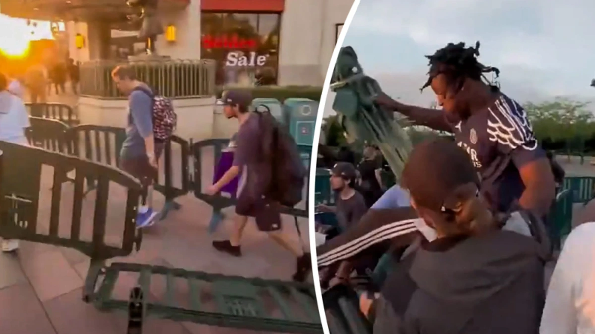 Complete chaos bij verkoop populaire verzamelkaarten in Disneyland Parijs
