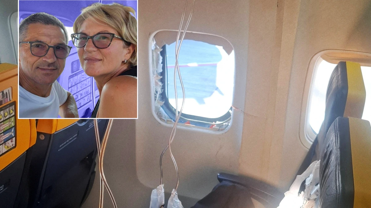 Vrouw doet boekje open over Ryanair-horrorvlucht waar man bijna uit raam werd gezogen: ’Als we sterven, dan sterven we samen’