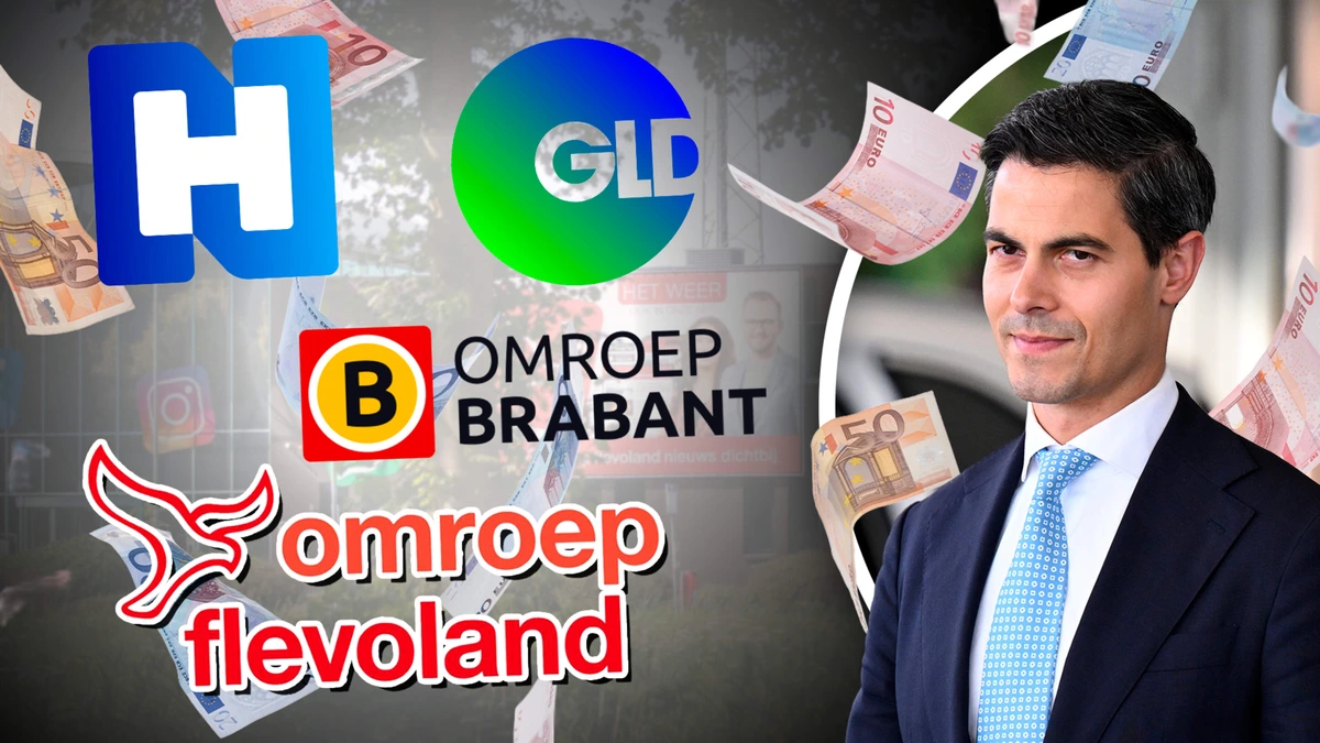 Regionale omroepbazen cashen maximaal:  ook nieuwe krijgen onderste uit de kan