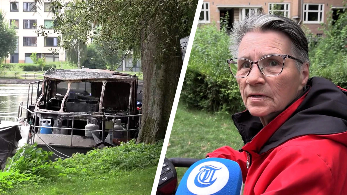 Persoon overleden bij brand in bootje Amsterdam: 'Hij wilde er nog mee gaan varen'