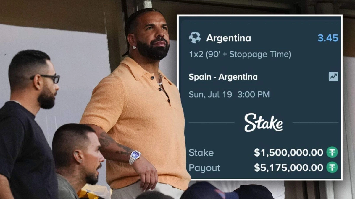 Hij zit er altijd naast: op deze WK-finalist zet rapper Drake 1.5 miljoen dollar in