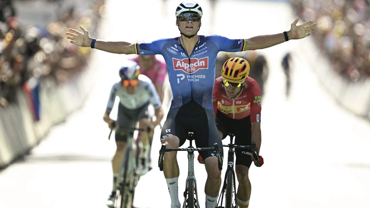 Uitslagen en standen Tour de France: Mathieu van der Poel wint op fraaie wijze etappe, Tadej Pogacar behoudt geel